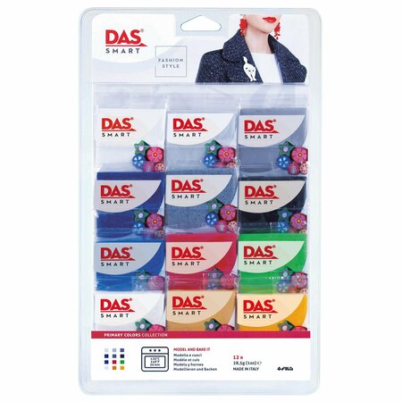 DAS Smart Clay Set, Primary Set, 1 oz., 12PK F322100